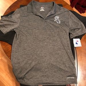 White Sox Polo Button Tshirt (Majestic)